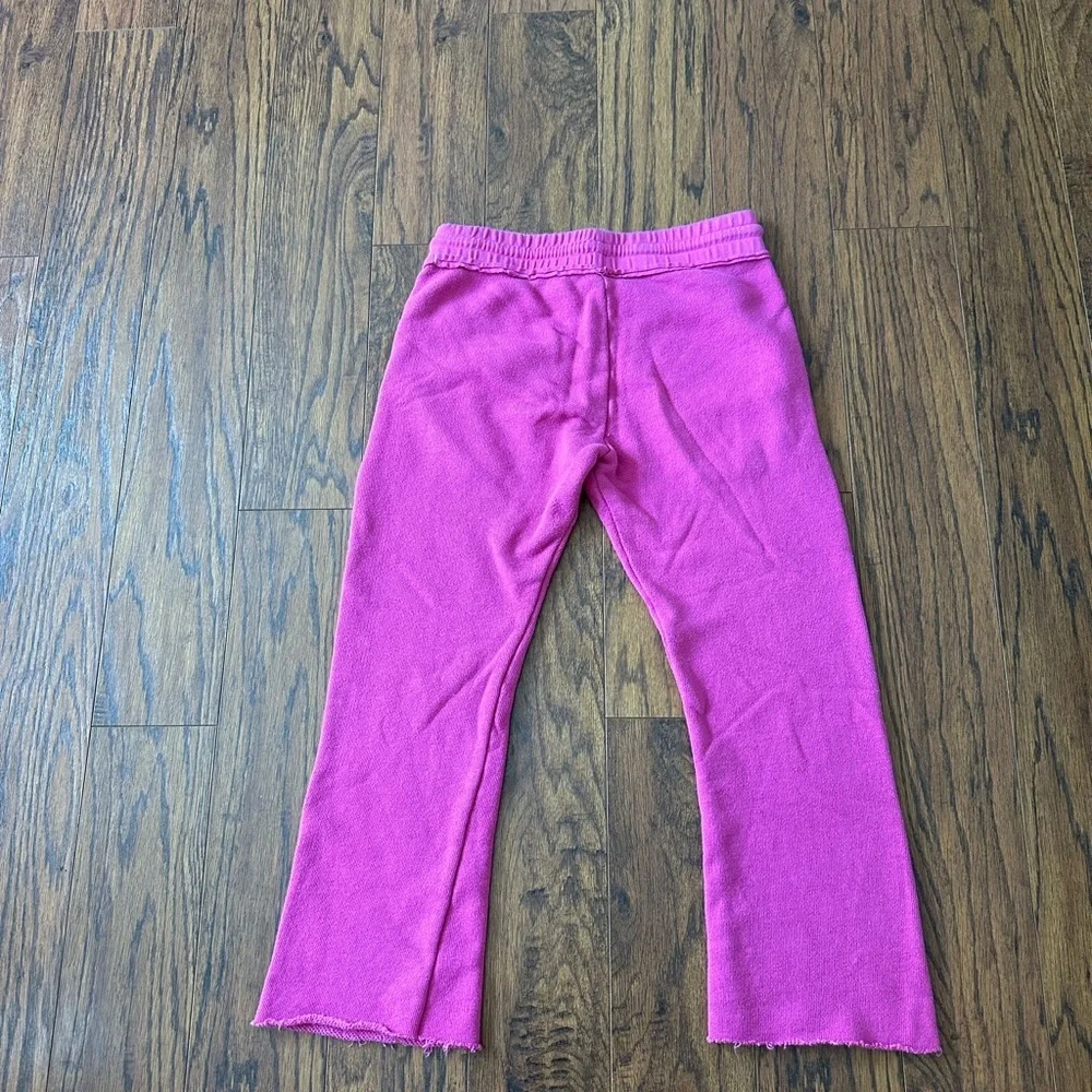 Free People Pink Track Pants with Adjustable Waistband
